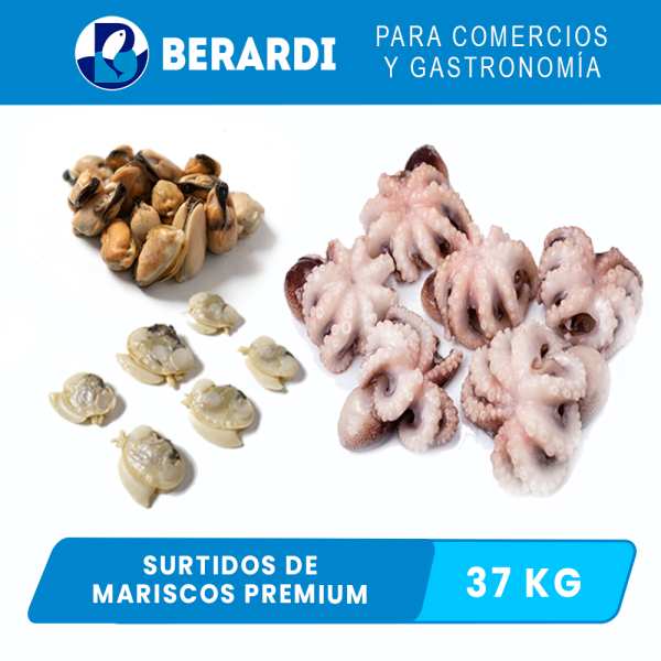 Surtidos de Mariscos Premium - Ideal para Comercios y Gastronomía 37 kG